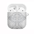 Maori Rugby Custom Ngaru Mangopare AirPods Case Kiwikiwi Niho Taniwha Motif