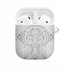 Maori Rugby Custom Ngaru Mangopare AirPods Case Kiwikiwi Niho Taniwha Motif