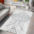 Maori Rugby Custom Ngaru Mangopare Area Rug Kiwikiwi Niho Taniwha Motif