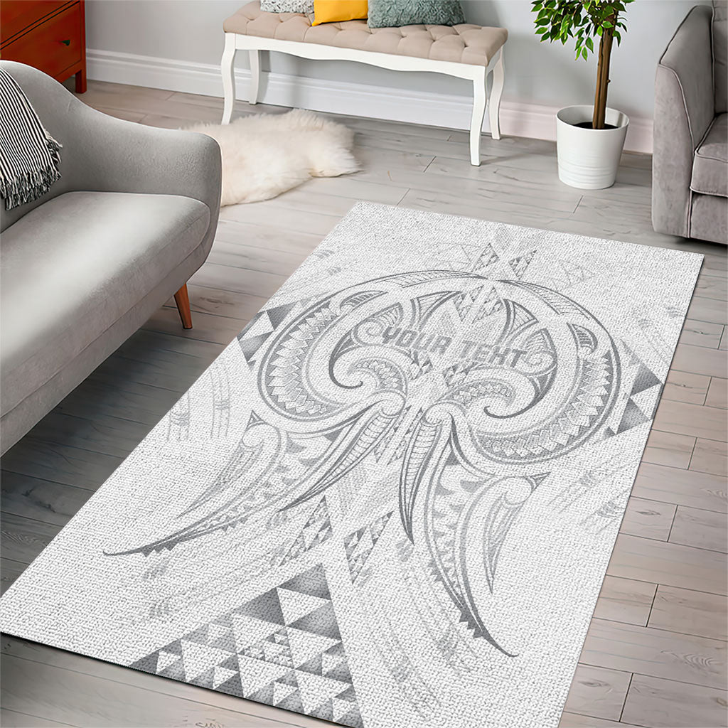 Maori Rugby Custom Ngaru Mangopare Area Rug Kiwikiwi Niho Taniwha Motif