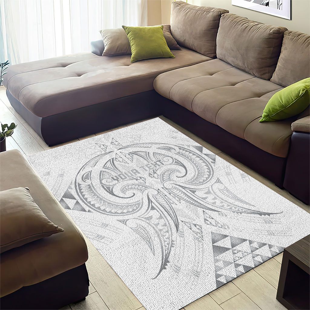 Maori Rugby Custom Ngaru Mangopare Area Rug Kiwikiwi Niho Taniwha Motif