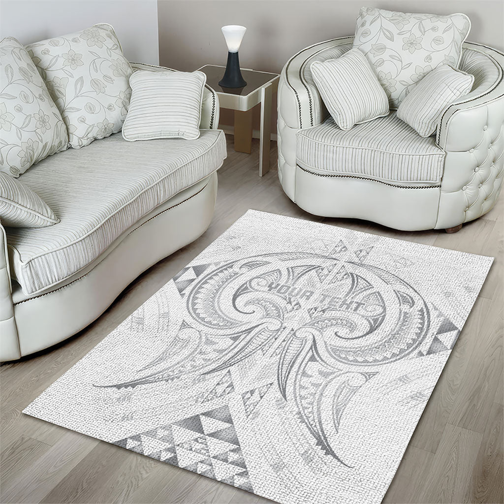 Maori Rugby Custom Ngaru Mangopare Area Rug Kiwikiwi Niho Taniwha Motif