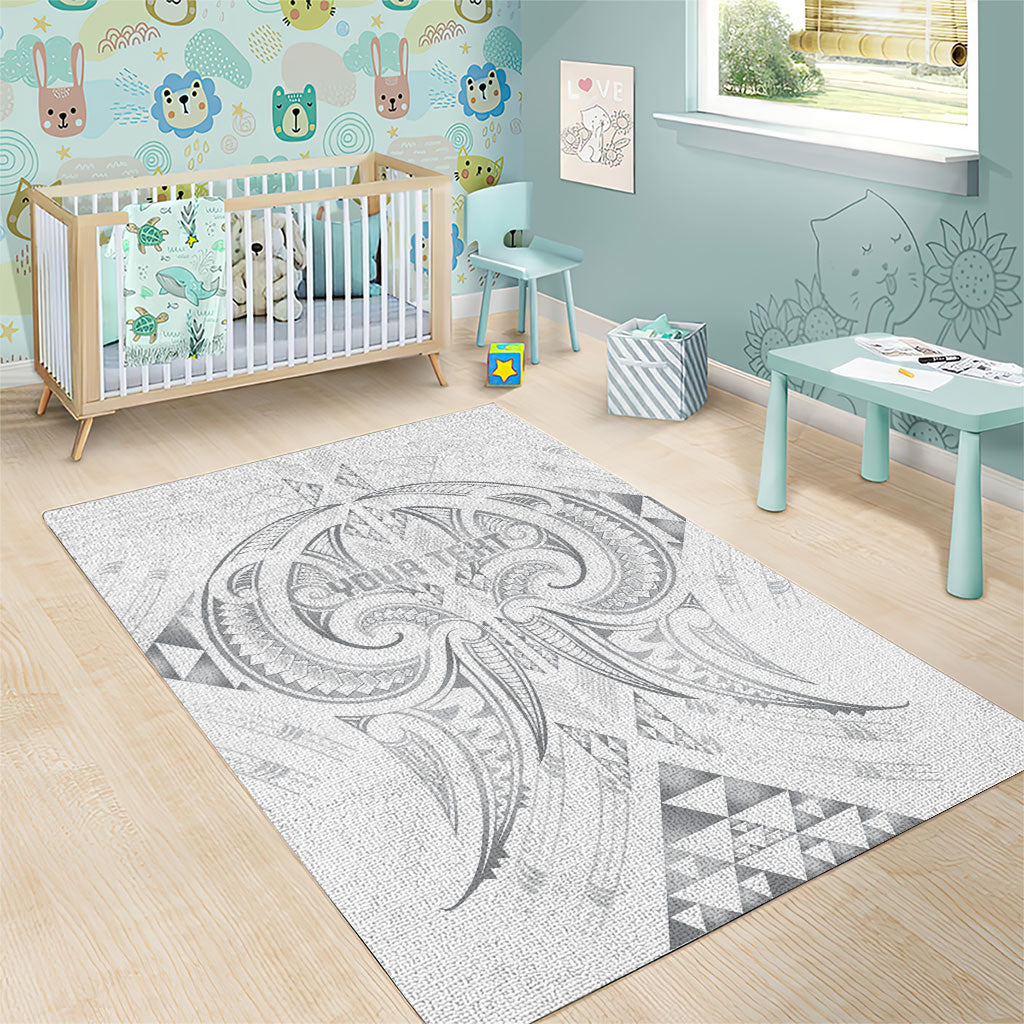 Maori Rugby Custom Ngaru Mangopare Area Rug Kiwikiwi Niho Taniwha Motif