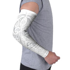 Maori Rugby Custom Ngaru Mangopare Arm Sleeves Kiwikiwi Niho Taniwha Motif