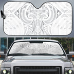 Maori Rugby Custom Ngaru Mangopare Auto Sun Shade Kiwikiwi Niho Taniwha Motif