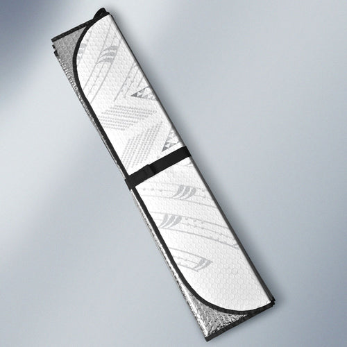 Maori Rugby Custom Ngaru Mangopare Auto Sun Shade Kiwikiwi Niho Taniwha Motif