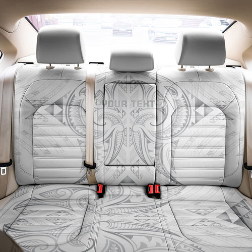 Maori Rugby Custom Ngaru Mangopare Back Car Seat Cover Kiwikiwi Niho Taniwha Motif