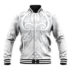Maori Rugby Custom Ngaru Mangopare Baseball Jacket Kiwikiwi Niho Taniwha Motif