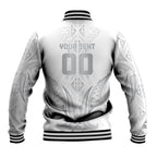 Maori Rugby Custom Ngaru Mangopare Baseball Jacket Kiwikiwi Niho Taniwha Motif