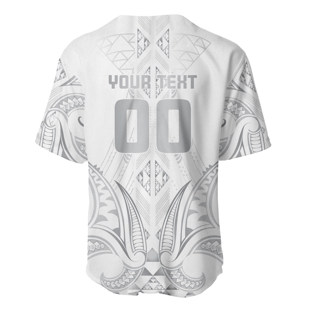 Maori Rugby Custom Ngaru Mangopare Baseball Jersey Kiwikiwi Niho Taniwha Motif