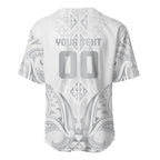Maori Rugby Custom Ngaru Mangopare Baseball Jersey Kiwikiwi Niho Taniwha Motif