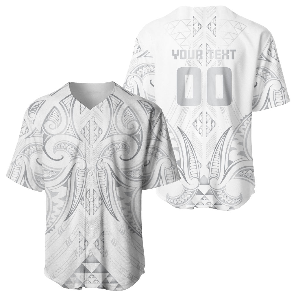 Maori Rugby Custom Ngaru Mangopare Baseball Jersey Kiwikiwi Niho Taniwha Motif