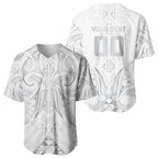 Maori Rugby Custom Ngaru Mangopare Baseball Jersey Kiwikiwi Niho Taniwha Motif