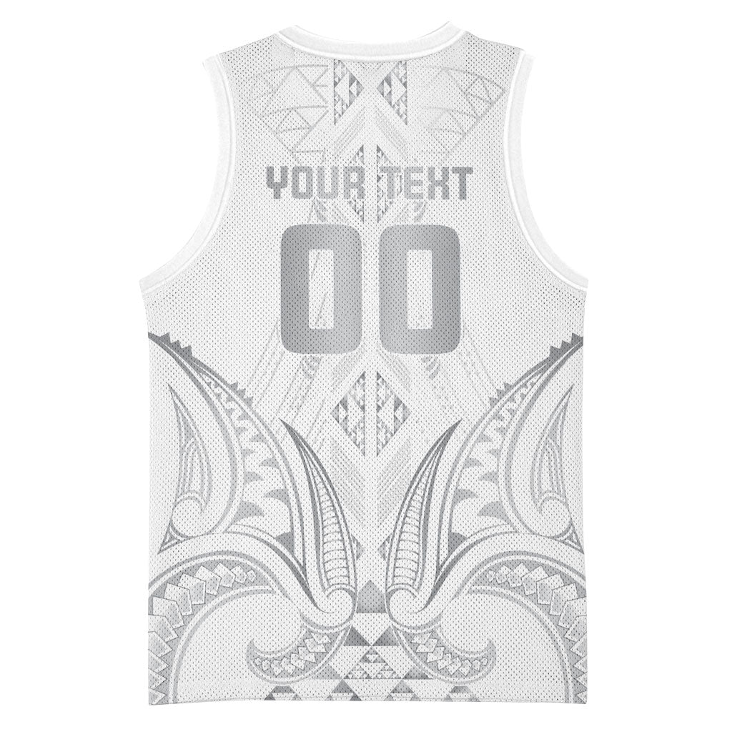 Maori Rugby Custom Ngaru Mangopare Basketball Jersey Kiwikiwi Niho Taniwha Motif
