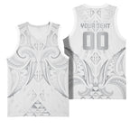 Maori Rugby Custom Ngaru Mangopare Basketball Jersey Kiwikiwi Niho Taniwha Motif