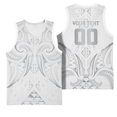 Maori Rugby Custom Ngaru Mangopare Basketball Jersey Kiwikiwi Niho Taniwha Motif