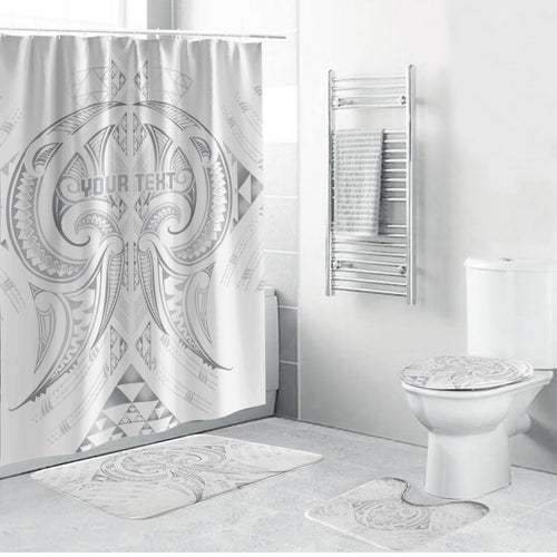 Maori Rugby Custom Ngaru Mangopare Bathroom Set Kiwikiwi Niho Taniwha Motif
