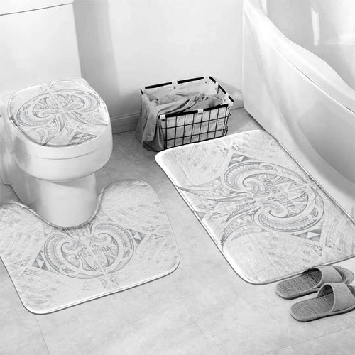 Maori Rugby Custom Ngaru Mangopare Bathroom Set Kiwikiwi Niho Taniwha Motif