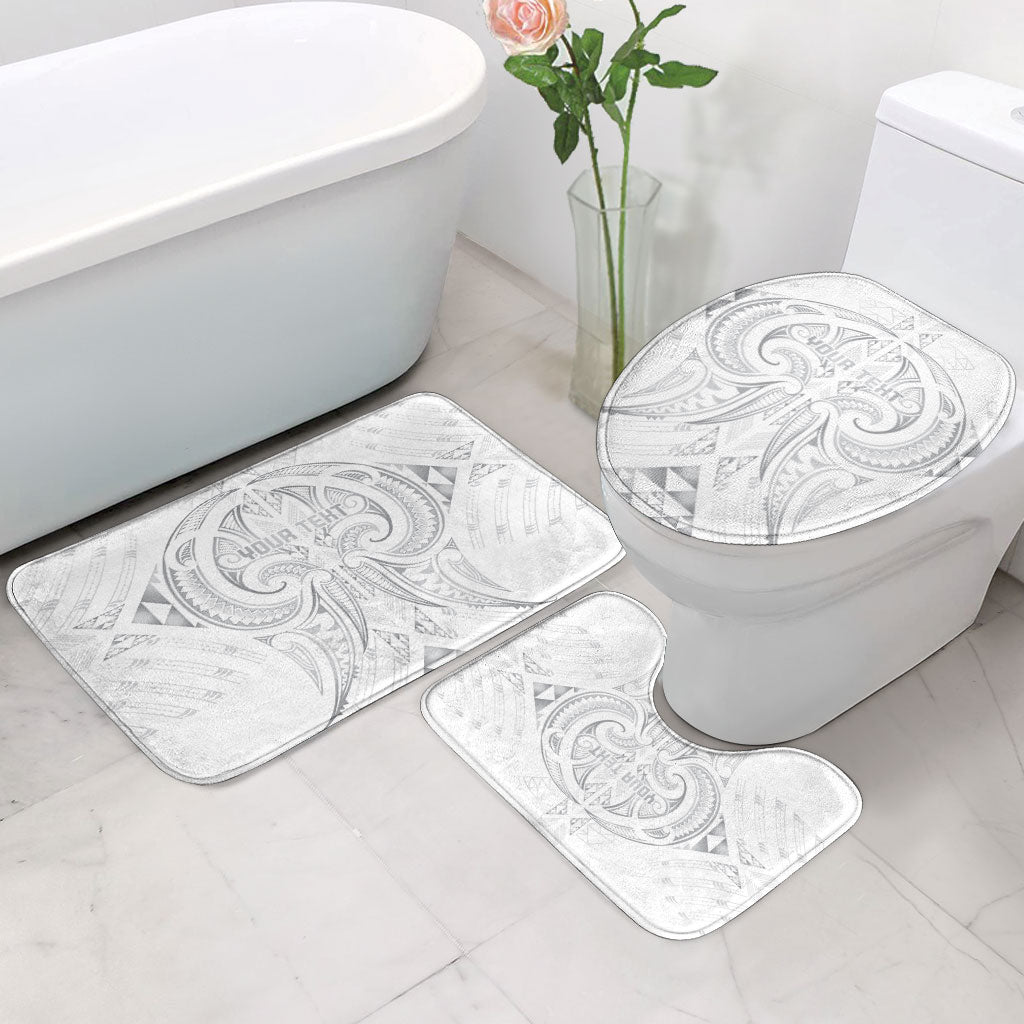 Maori Rugby Custom Ngaru Mangopare Bathroom Set Kiwikiwi Niho Taniwha Motif
