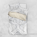 Maori Rugby Custom Ngaru Mangopare Bedding Set Kiwikiwi Niho Taniwha Motif
