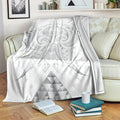 Maori Rugby Custom Ngaru Mangopare Blanket Kiwikiwi Niho Taniwha Motif