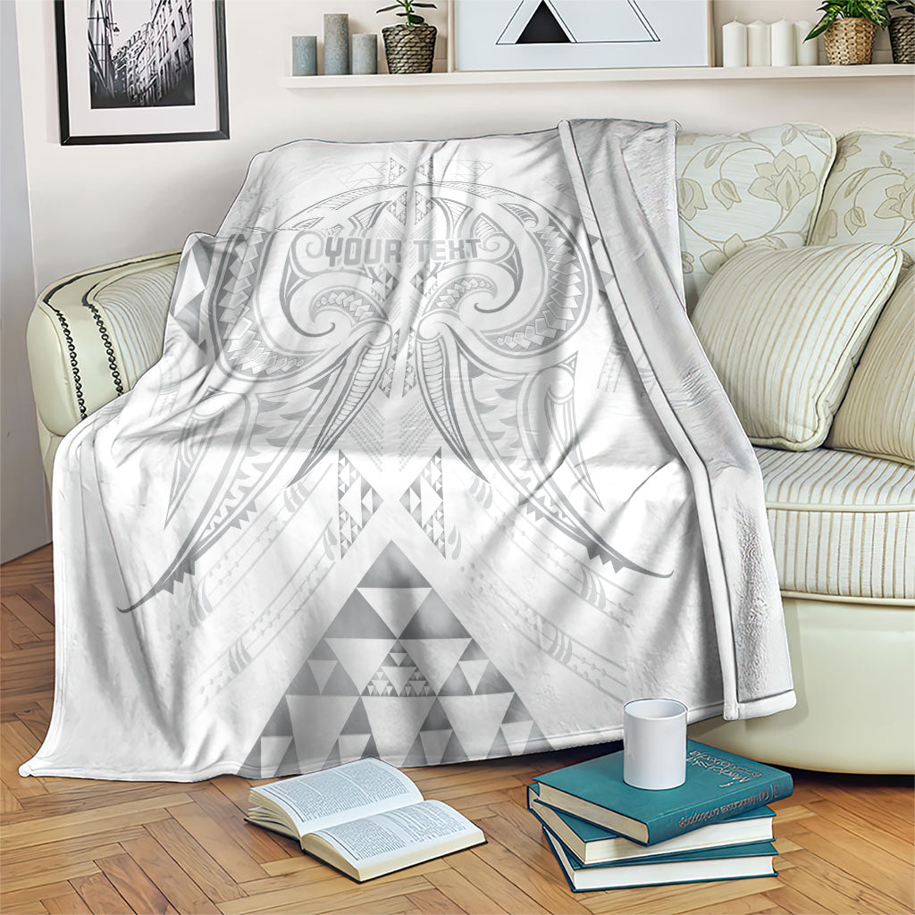 Maori Rugby Custom Ngaru Mangopare Blanket Kiwikiwi Niho Taniwha Motif