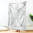 Maori Rugby Custom Ngaru Mangopare Blanket Kiwikiwi Niho Taniwha Motif