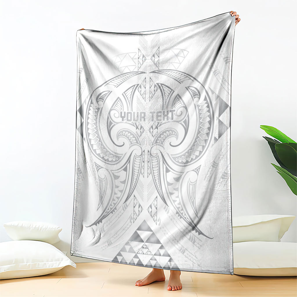 Maori Rugby Custom Ngaru Mangopare Blanket Kiwikiwi Niho Taniwha Motif