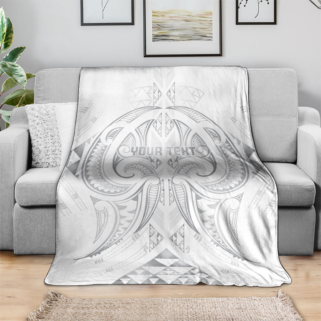 Maori Rugby Custom Ngaru Mangopare Blanket Kiwikiwi Niho Taniwha Motif
