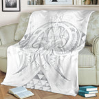 Maori Rugby Custom Ngaru Mangopare Blanket Kiwikiwi Niho Taniwha Motif