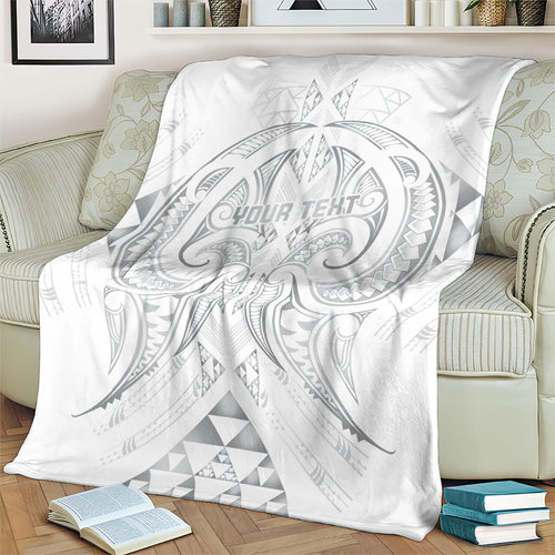 Maori Rugby Custom Ngaru Mangopare Blanket Kiwikiwi Niho Taniwha Motif