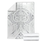 Maori Rugby Custom Ngaru Mangopare Blanket Kiwikiwi Niho Taniwha Motif
