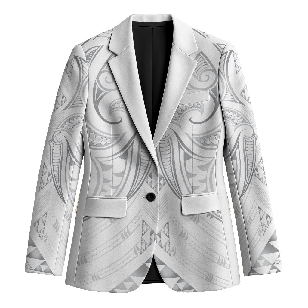 Maori Rugby Custom Ngaru Mangopare Blazer Kiwikiwi Niho Taniwha Motif
