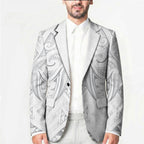 Maori Rugby Custom Ngaru Mangopare Blazer Kiwikiwi Niho Taniwha Motif