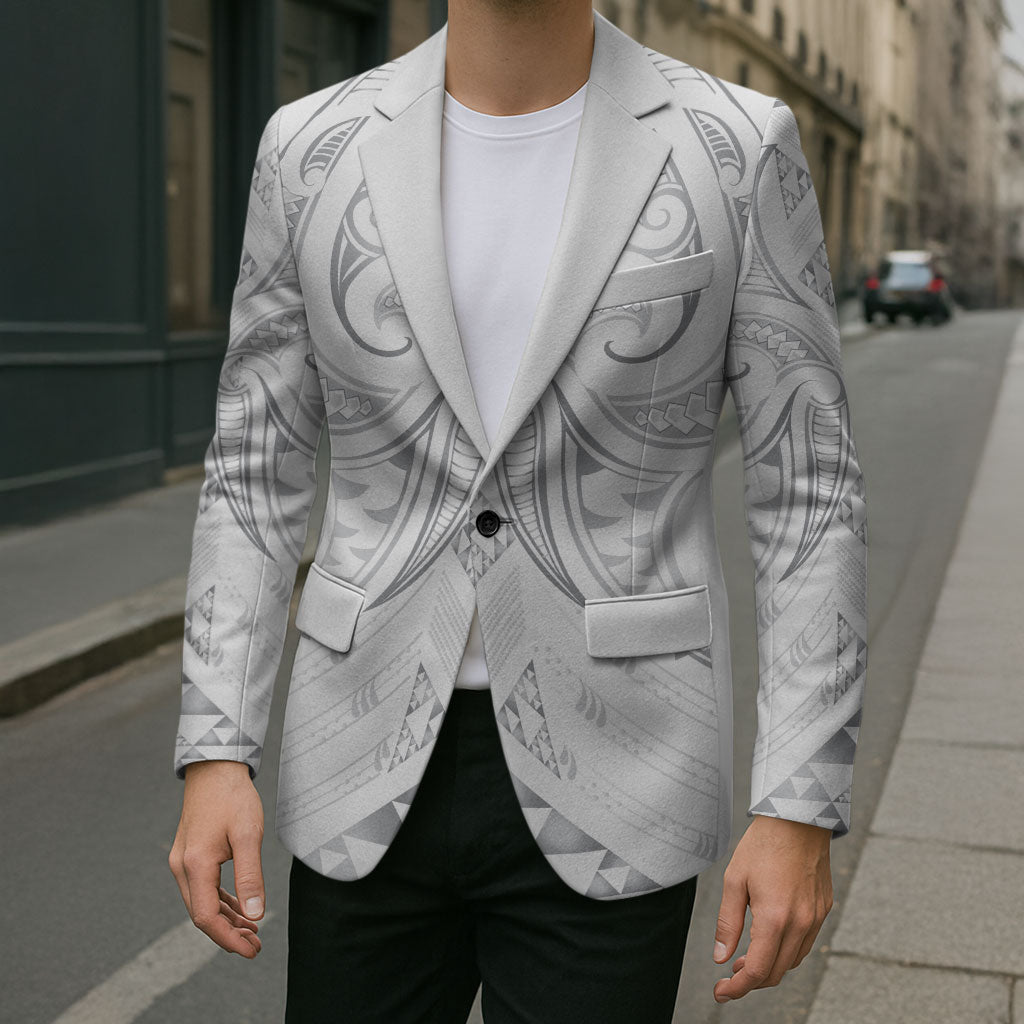 Maori Rugby Custom Ngaru Mangopare Blazer Kiwikiwi Niho Taniwha Motif
