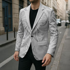 Maori Rugby Custom Ngaru Mangopare Blazer Kiwikiwi Niho Taniwha Motif