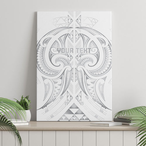 Maori Rugby Custom Ngaru Mangopare Canvas Wall Art Kiwikiwi Niho Taniwha Motif