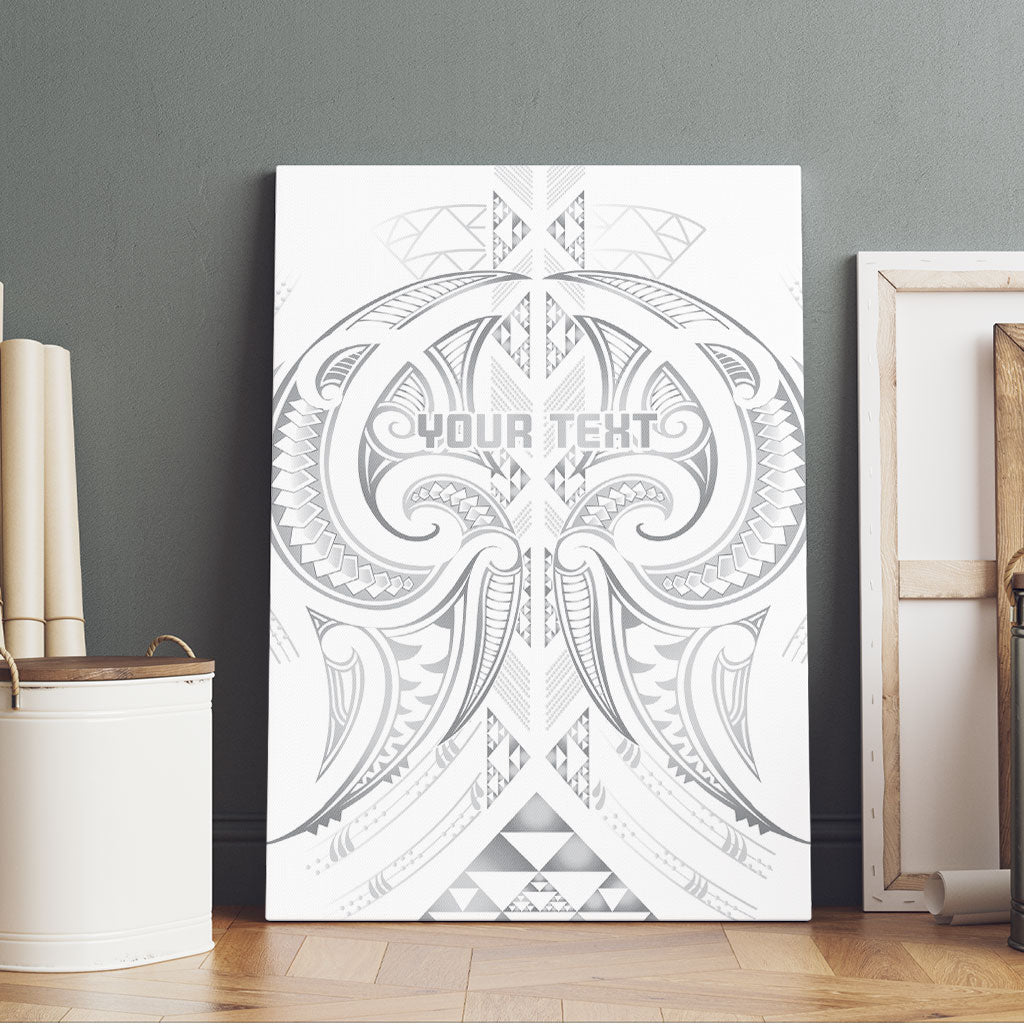 Maori Rugby Custom Ngaru Mangopare Canvas Wall Art Kiwikiwi Niho Taniwha Motif