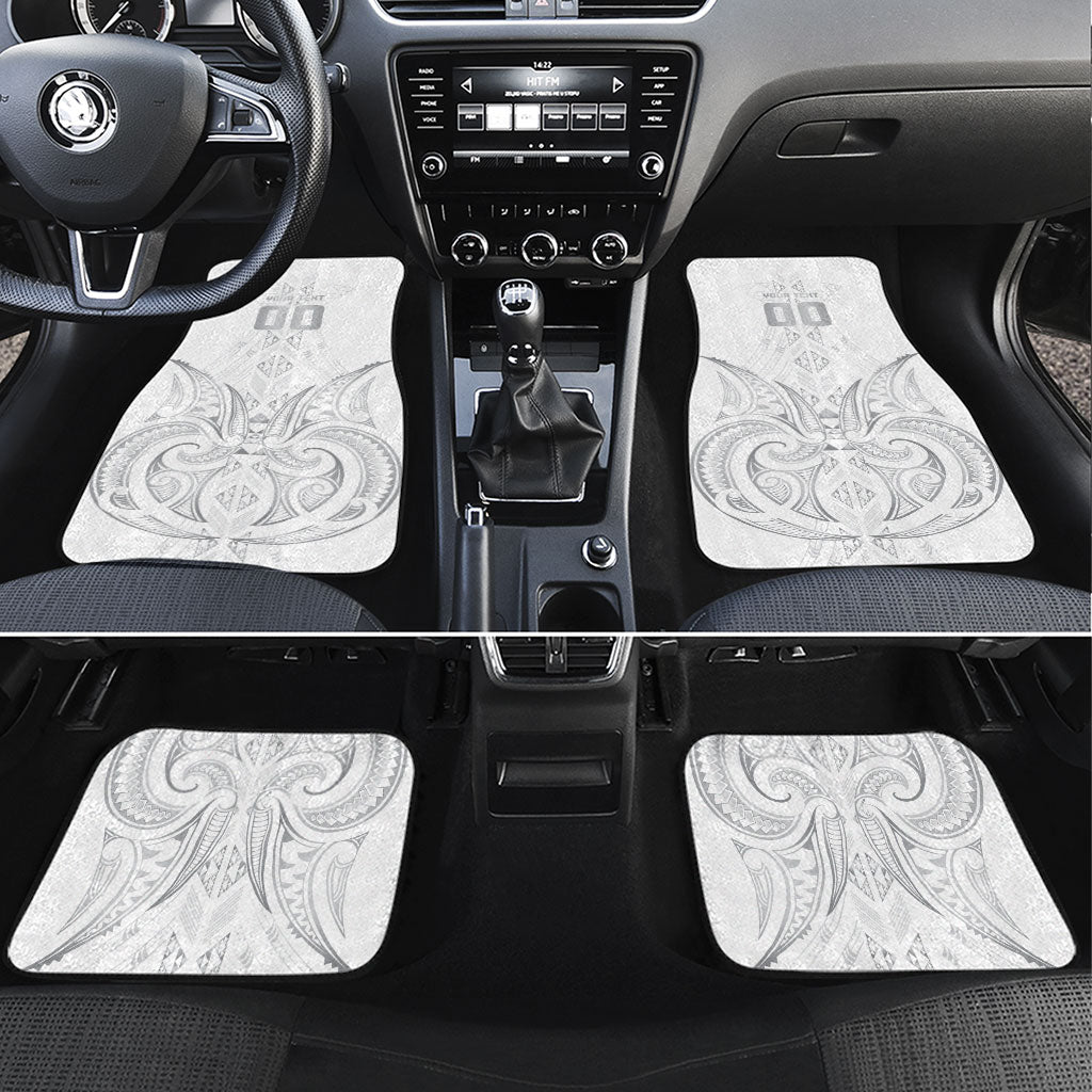 Maori Rugby Custom Ngaru Mangopare Car Mats Kiwikiwi Niho Taniwha Motif