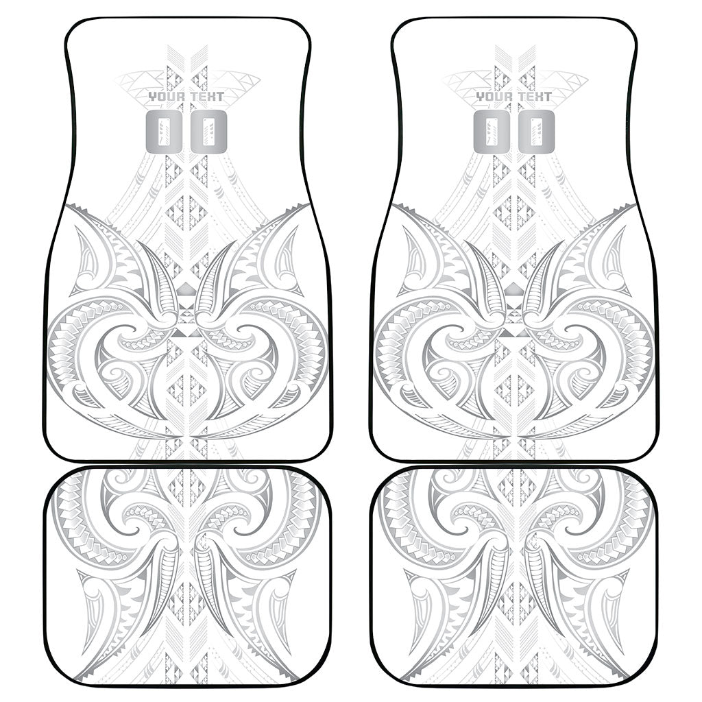 Maori Rugby Custom Ngaru Mangopare Car Mats Kiwikiwi Niho Taniwha Motif