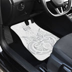 Maori Rugby Custom Ngaru Mangopare Car Mats Kiwikiwi Niho Taniwha Motif