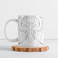 Maori Rugby Custom Ngaru Mangopare Ceramic Mug Kiwikiwi Niho Taniwha Motif