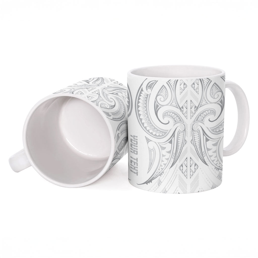 Maori Rugby Custom Ngaru Mangopare Ceramic Mug Kiwikiwi Niho Taniwha Motif