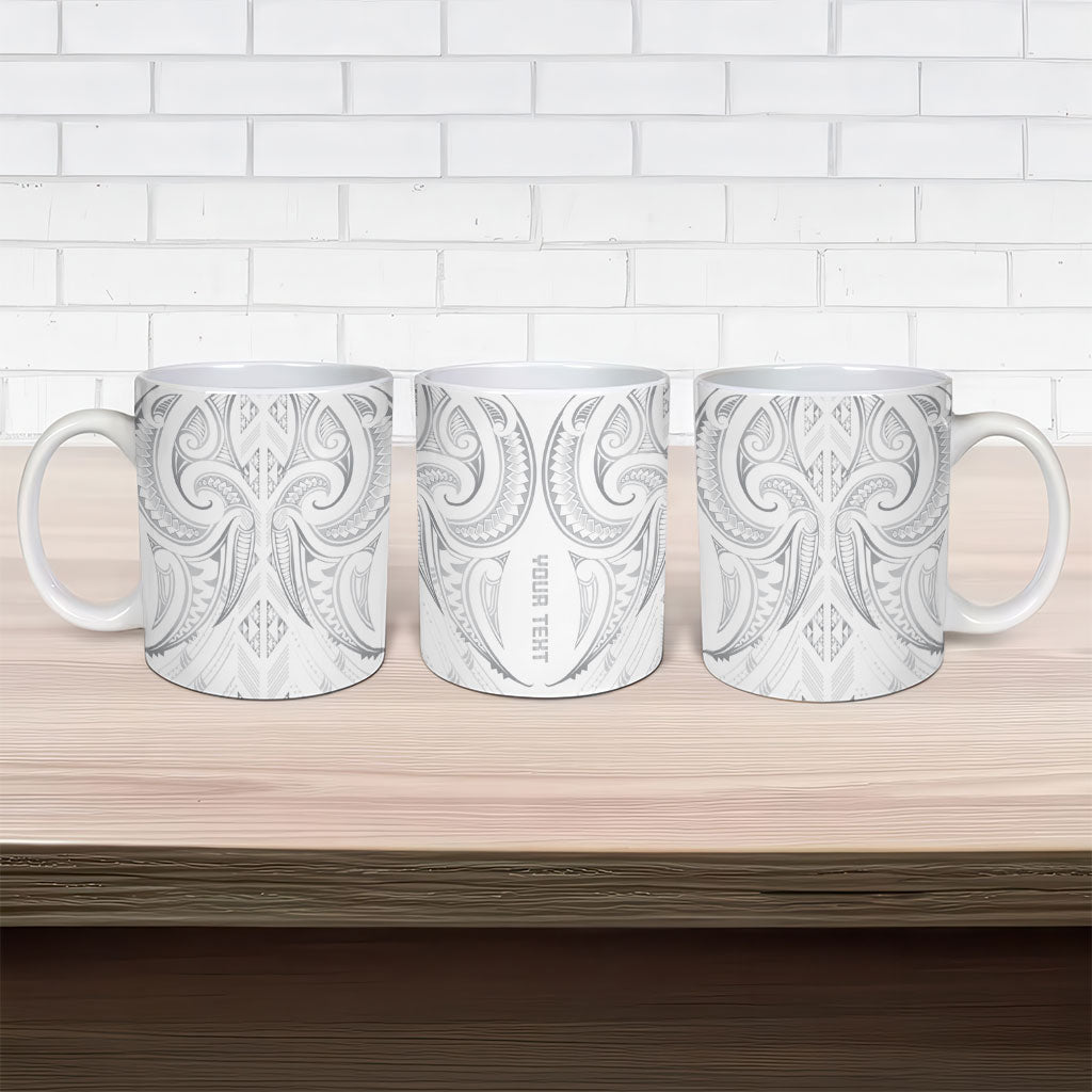 Maori Rugby Custom Ngaru Mangopare Ceramic Mug Kiwikiwi Niho Taniwha Motif