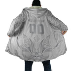 Maori Rugby Custom Ngaru Mangopare Cloak Kiwikiwi Niho Taniwha Motif