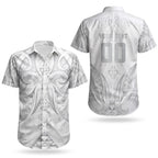 Maori Rugby Custom Ngaru Mangopare Couples Matching Mermaid Dress and Hawaiian Shirt Kiwikiwi Niho Taniwha Motif