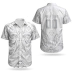 Maori Rugby Custom Ngaru Mangopare Couples Matching Short Sleeve Bodycon Dress and Hawaiian Shirt Kiwikiwi Niho Taniwha Motif
