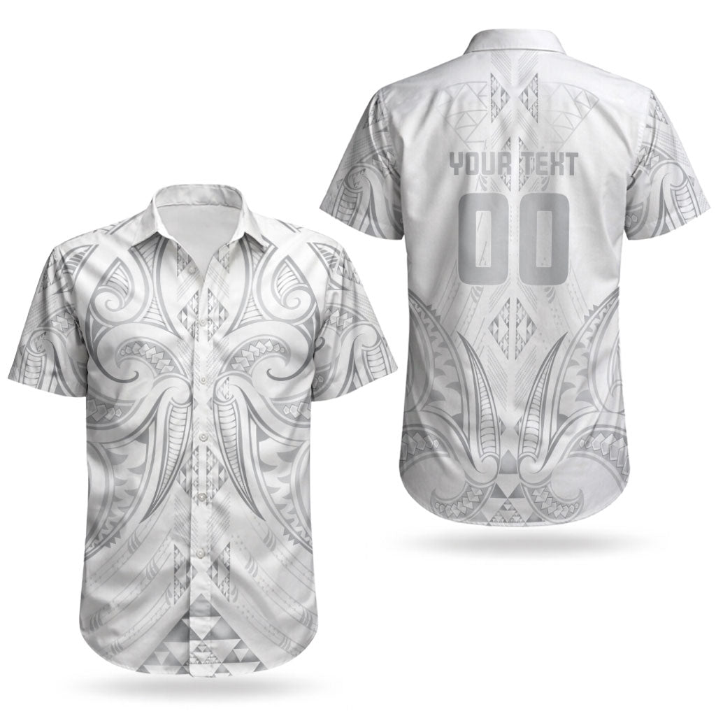 Maori Rugby Custom Ngaru Mangopare Couples Matching Short Sleeve Bodycon Dress and Hawaiian Shirt Kiwikiwi Niho Taniwha Motif