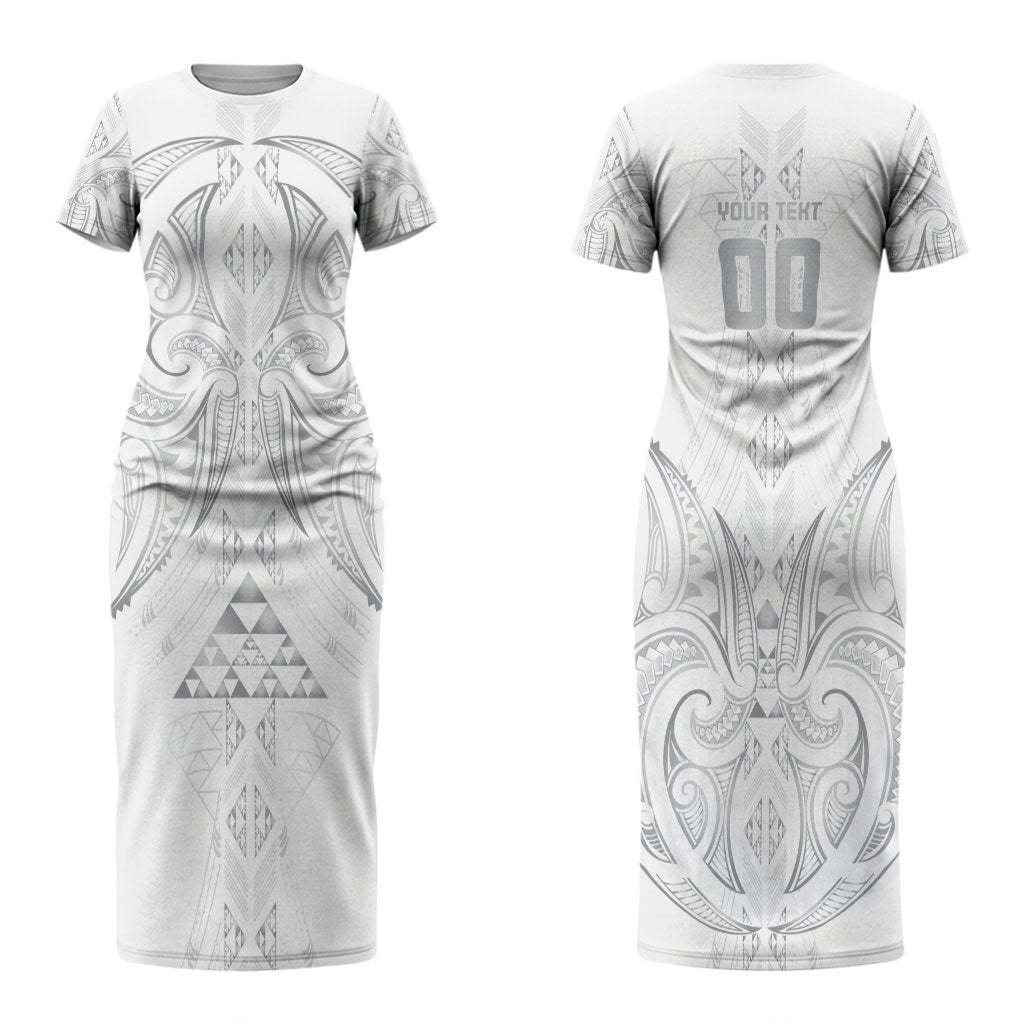 Maori Rugby Custom Ngaru Mangopare Couples Matching Short Sleeve Bodycon Dress and Hawaiian Shirt Kiwikiwi Niho Taniwha Motif