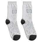 Maori Rugby Custom Ngaru Mangopare Crew Socks Kiwikiwi Niho Taniwha Motif